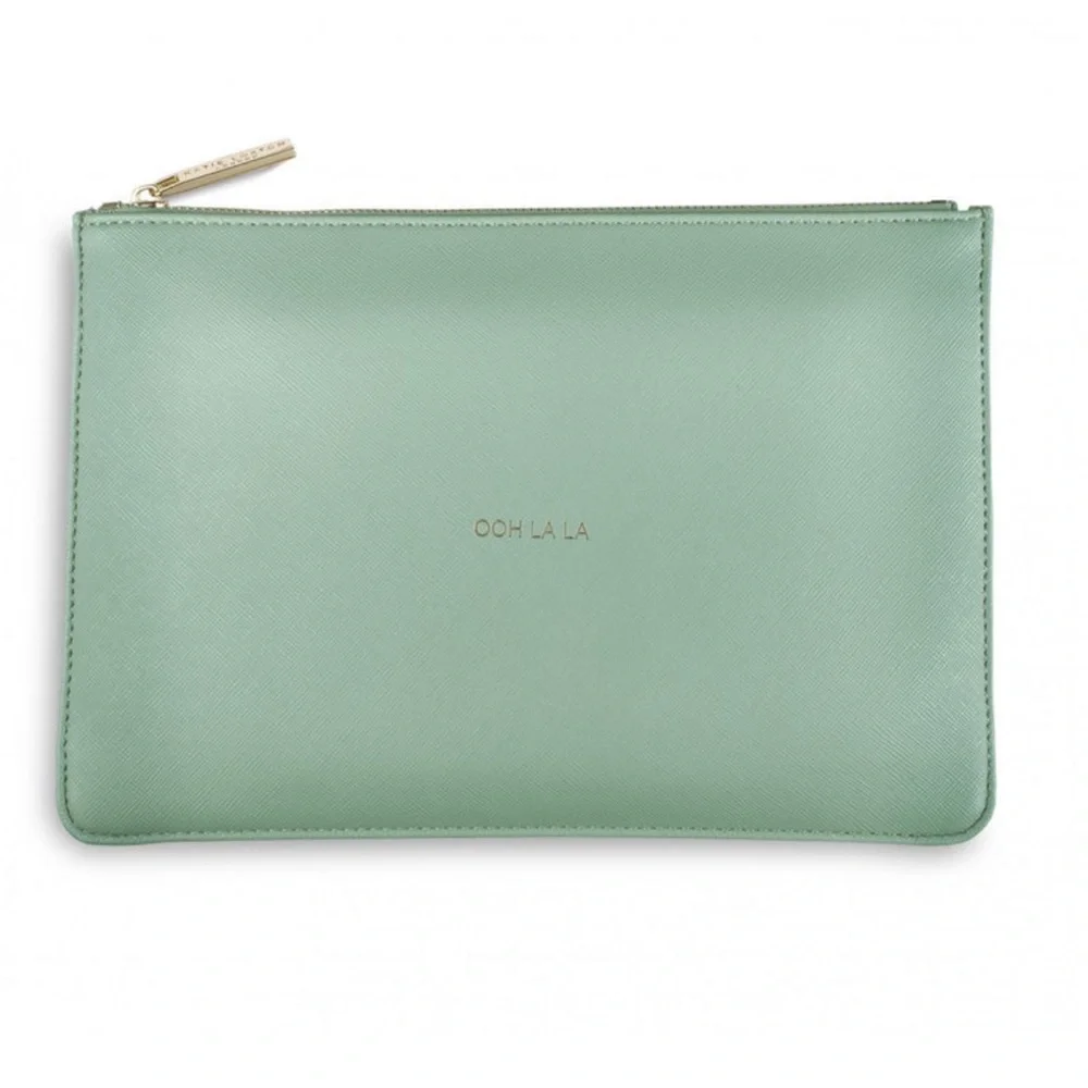 Katie Loxton London Mint Green Clutch